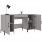 vidaXL Schreibtisch Grau Sonoma 140x50x75 cm Holzwerkstoff vidaXL Schreibtisch Grau Sonoma 140x50x75 cm Holzwerkstoff