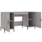 vidaXL Schreibtisch Grau Sonoma 140x50x75 cm Holzwerkstoff vidaXL Schreibtisch Grau Sonoma 140x50x75 cm Holzwerkstoff