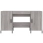 vidaXL Schreibtisch Grau Sonoma 140x50x75 cm Holzwerkstoff vidaXL Schreibtisch Grau Sonoma 140x50x75 cm Holzwerkstoff