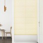 Wandpaneele 12 Stk. Creme 60x30 cm Kunstleder 2,16 m² Wandpaneele 12 Stk. Creme 60x30 cm Kunstleder 2,16 m²