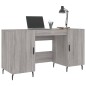 vidaXL Schreibtisch Grau Sonoma 140x50x75 cm Holzwerkstoff vidaXL Schreibtisch Grau Sonoma 140x50x75 cm Holzwerkstoff