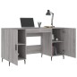 vidaXL Schreibtisch Grau Sonoma 140x50x75 cm Holzwerkstoff vidaXL Schreibtisch Grau Sonoma 140x50x75 cm Holzwerkstoff