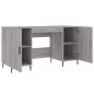vidaXL Schreibtisch Grau Sonoma 140x50x75 cm Holzwerkstoff vidaXL Schreibtisch Grau Sonoma 140x50x75 cm Holzwerkstoff