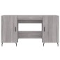 vidaXL Schreibtisch Grau Sonoma 140x50x75 cm Holzwerkstoff vidaXL Schreibtisch Grau Sonoma 140x50x75 cm Holzwerkstoff