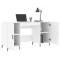 vidaXL Schreibtisch Weiß 140x50x75 cm Holzwerkstoff vidaXL Schreibtisch Weiß 140x50x75 cm Holzwerkstoff