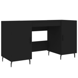 vidaXL Schreibtisch Schwarz 140x50x75 cm Holzwerkstoff
