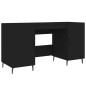 vidaXL Schreibtisch Schwarz 140x50x75 cm Holzwerkstoff vidaXL Schreibtisch Schwarz 140x50x75 cm Holzwerkstoff