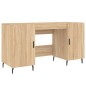 vidaXL Schreibtisch Sonoma-Eiche 140x50x75 cm Holzwerkstoff vidaXL Schreibtisch Sonoma-Eiche 140x50x75 cm Holzwerkstoff