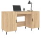 vidaXL Schreibtisch Sonoma-Eiche 140x50x75 cm Holzwerkstoff vidaXL Schreibtisch Sonoma-Eiche 140x50x75 cm Holzwerkstoff