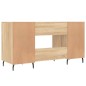 vidaXL Schreibtisch Sonoma-Eiche 140x50x75 cm Holzwerkstoff vidaXL Schreibtisch Sonoma-Eiche 140x50x75 cm Holzwerkstoff