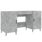 vidaXL Schreibtisch Betongrau 140x50x75 cm Holzwerkstoff vidaXL Schreibtisch Betongrau 140x50x75 cm Holzwerkstoff