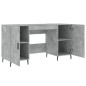vidaXL Schreibtisch Betongrau 140x50x75 cm Holzwerkstoff vidaXL Schreibtisch Betongrau 140x50x75 cm Holzwerkstoff