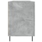 vidaXL Schreibtisch Betongrau 140x50x75 cm Holzwerkstoff vidaXL Schreibtisch Betongrau 140x50x75 cm Holzwerkstoff