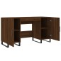 vidaXL Schreibtisch Braun Eichen-Optik 140x50x75 cm Holzwerkstoff vidaXL Schreibtisch Braun Eichen-Optik 140x50x75 cm Holzwerkstoff