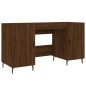 vidaXL Schreibtisch Braun Eichen-Optik 140x50x75 cm Holzwerkstoff vidaXL Schreibtisch Braun Eichen-Optik 140x50x75 cm Holzwerkstoff