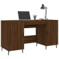 vidaXL Schreibtisch Braun Eichen-Optik 140x50x75 cm Holzwerkstoff vidaXL Schreibtisch Braun Eichen-Optik 140x50x75 cm Holzwerkstoff