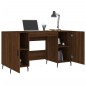 vidaXL Schreibtisch Braun Eichen-Optik 140x50x75 cm Holzwerkstoff vidaXL Schreibtisch Braun Eichen-Optik 140x50x75 cm Holzwerkstoff