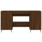vidaXL Schreibtisch Braun Eichen-Optik 140x50x75 cm Holzwerkstoff vidaXL Schreibtisch Braun Eichen-Optik 140x50x75 cm Holzwerkstoff