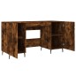 vidaXL Schreibtisch Räuchereiche 140x50x75 cm Holzwerkstoff vidaXL Schreibtisch Räuchereiche 140x50x75 cm Holzwerkstoff