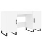 vidaXL Schreibtisch Weiß 140x50x75 cm Holzwerkstoff vidaXL Schreibtisch Weiß 140x50x75 cm Holzwerkstoff