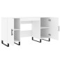 vidaXL Schreibtisch Weiß 140x50x75 cm Holzwerkstoff vidaXL Schreibtisch Weiß 140x50x75 cm Holzwerkstoff