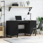 vidaXL Schreibtisch Schwarz 140x50x75 cm Holzwerkstoff vidaXL Schreibtisch Schwarz 140x50x75 cm Holzwerkstoff