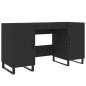 vidaXL Schreibtisch Schwarz 140x50x75 cm Holzwerkstoff vidaXL Schreibtisch Schwarz 140x50x75 cm Holzwerkstoff