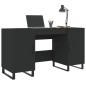 vidaXL Schreibtisch Schwarz 140x50x75 cm Holzwerkstoff vidaXL Schreibtisch Schwarz 140x50x75 cm Holzwerkstoff