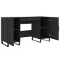 vidaXL Schreibtisch Schwarz 140x50x75 cm Holzwerkstoff vidaXL Schreibtisch Schwarz 140x50x75 cm Holzwerkstoff