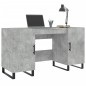 vidaXL Schreibtisch Betongrau 140x50x75 cm Holzwerkstoff vidaXL Schreibtisch Betongrau 140x50x75 cm Holzwerkstoff