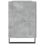 vidaXL Schreibtisch Betongrau 140x50x75 cm Holzwerkstoff vidaXL Schreibtisch Betongrau 140x50x75 cm Holzwerkstoff