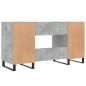 vidaXL Schreibtisch Betongrau 140x50x75 cm Holzwerkstoff vidaXL Schreibtisch Betongrau 140x50x75 cm Holzwerkstoff