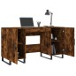 vidaXL Schreibtisch Räuchereiche 140x50x75 cm Holzwerkstoff vidaXL Schreibtisch Räuchereiche 140x50x75 cm Holzwerkstoff