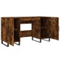 vidaXL Schreibtisch Räuchereiche 140x50x75 cm Holzwerkstoff vidaXL Schreibtisch Räuchereiche 140x50x75 cm Holzwerkstoff