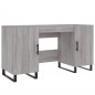 vidaXL Schreibtisch Grau Sonoma 140x50x75 cm Holzwerkstoff vidaXL Schreibtisch Grau Sonoma 140x50x75 cm Holzwerkstoff