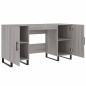 vidaXL Schreibtisch Grau Sonoma 140x50x75 cm Holzwerkstoff vidaXL Schreibtisch Grau Sonoma 140x50x75 cm Holzwerkstoff