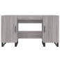 vidaXL Schreibtisch Grau Sonoma 140x50x75 cm Holzwerkstoff vidaXL Schreibtisch Grau Sonoma 140x50x75 cm Holzwerkstoff