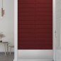 Wandpaneele 12 Stk. Weinrot 60x15 cm Stoff 1,08 m² Wandpaneele 12 Stk. Weinrot 60x15 cm Stoff 1,08 m²