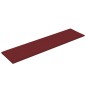 Wandpaneele 12 Stk. Weinrot 60x15 cm Stoff 1,08 m² Wandpaneele 12 Stk. Weinrot 60x15 cm Stoff 1,08 m²