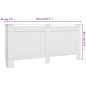vidaXL Heizkörperverkleidungen 2 Stk. Weiß 172×19×81,5 cm MDF vidaXL Heizkörperverkleidungen 2 Stk. Weiß 172×19×81,5 cm MDF