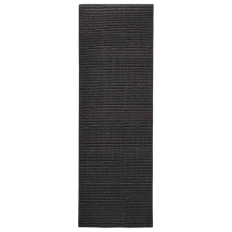 vidaXL Sisalteppich für Kratzbaum Schwarz 66x200 cm