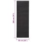 vidaXL Sisalteppich für Kratzbaum Schwarz 66x200 cm vidaXL Sisalteppich für Kratzbaum Schwarz 66x200 cm