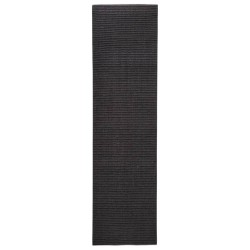 vidaXL Sisalteppich für Kratzbaum Schwarz 66x250 cm