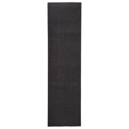 vidaXL Sisalteppich für Kratzbaum Schwarz 66x250 cm
