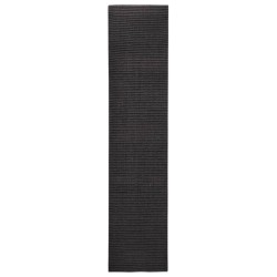 vidaXL Sisalteppich für Kratzbaum Schwarz 66x300 cm