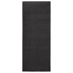 vidaXL Sisalteppich für Kratzbaum Schwarz 80x200 cm