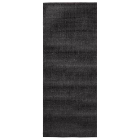 vidaXL Sisalteppich für Kratzbaum Schwarz 80x200 cm