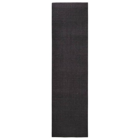 vidaXL Sisalteppich für Kratzbaum Schwarz 80x300 cm