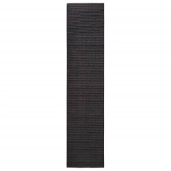 vidaXL Sisalteppich für Kratzbaum Schwarz 80x350 cm