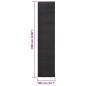 vidaXL Sisalteppich für Kratzbaum Schwarz 80x350 cm vidaXL Sisalteppich für Kratzbaum Schwarz 80x350 cm